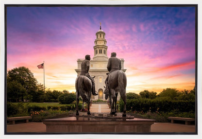 Nauvoo Joseph and Hyrum Sunrise