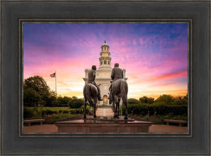 Nauvoo Joseph and Hyrum Sunrise