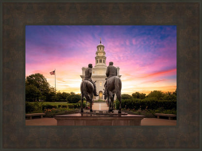 Nauvoo Joseph and Hyrum Sunrise