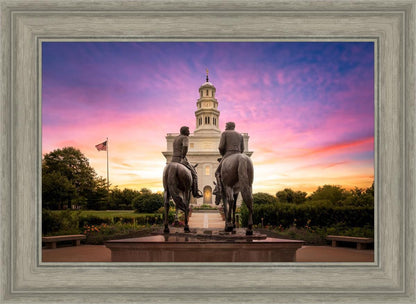 Nauvoo Joseph and Hyrum Sunrise