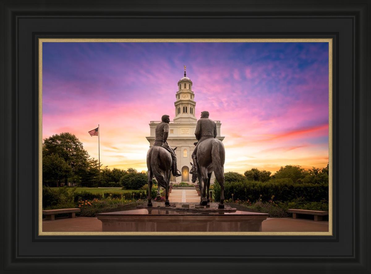 Nauvoo Joseph and Hyrum Sunrise