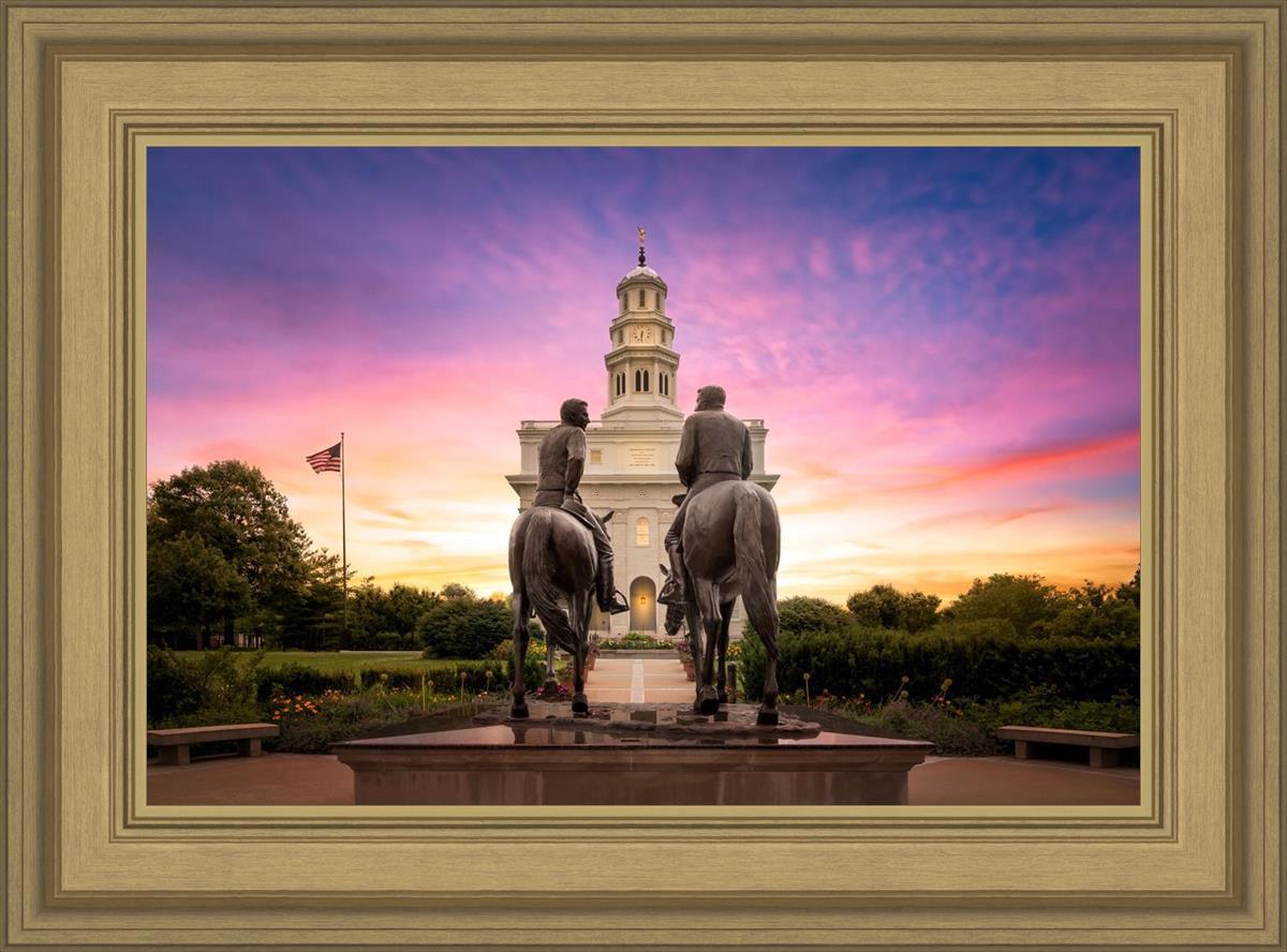 Nauvoo Joseph and Hyrum Sunrise