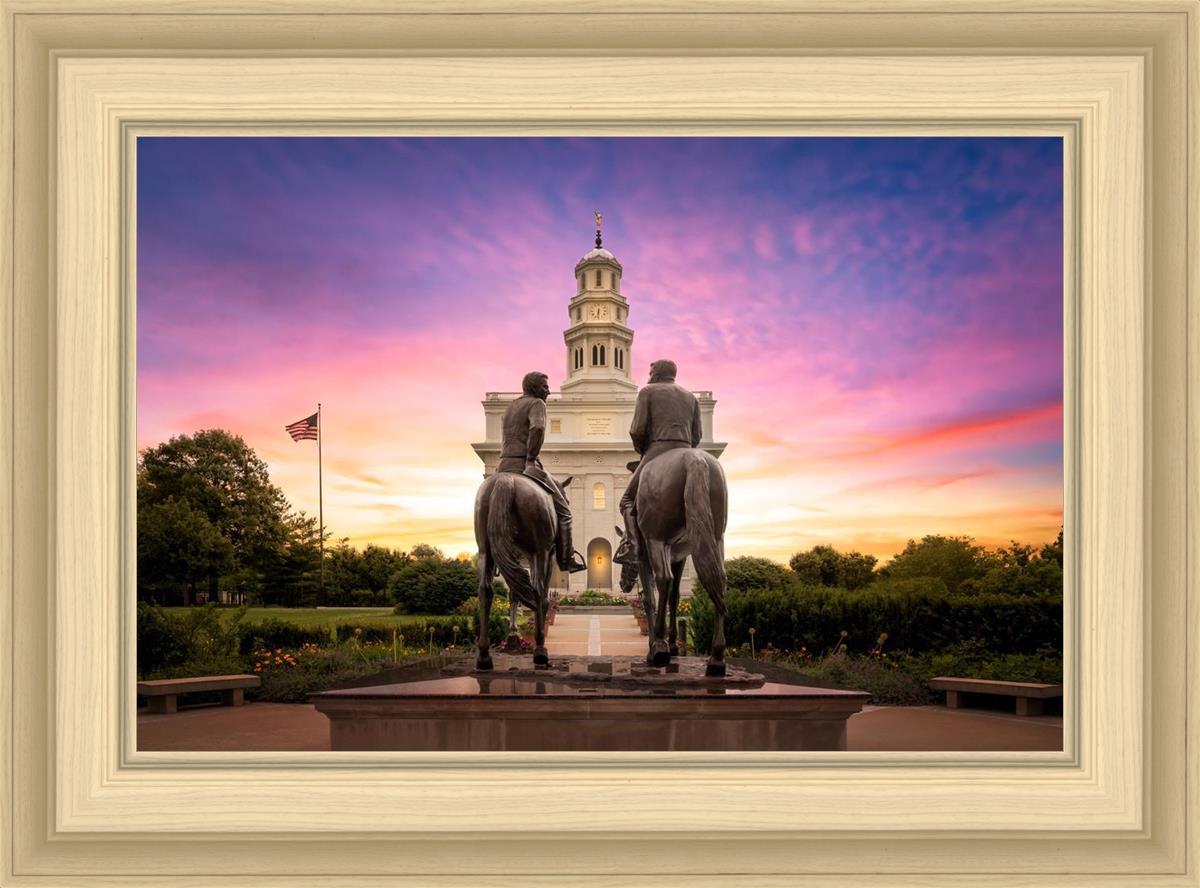 Nauvoo Joseph and Hyrum Sunrise