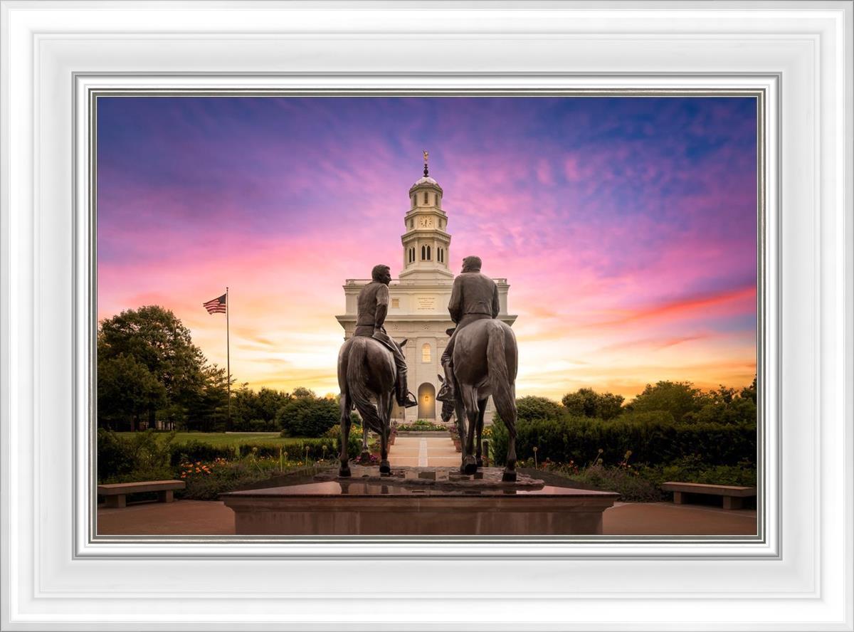 Nauvoo Joseph and Hyrum Sunrise
