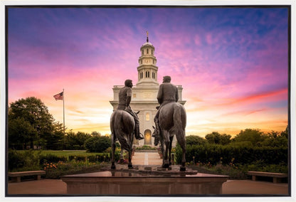 Nauvoo Joseph and Hyrum Sunrise