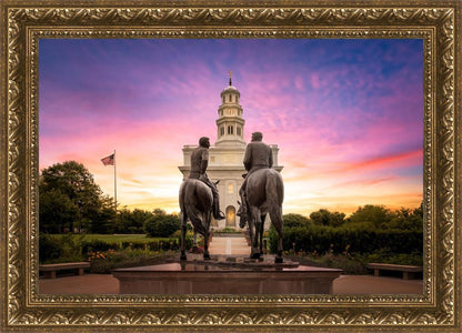 Nauvoo Joseph and Hyrum Sunrise