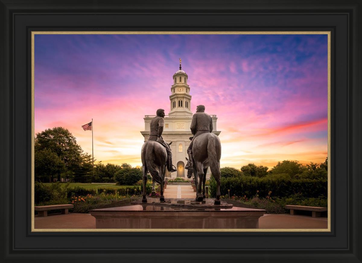 Nauvoo Joseph and Hyrum Sunrise