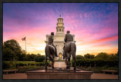 Nauvoo Joseph and Hyrum Sunrise