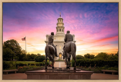 Nauvoo Joseph and Hyrum Sunrise