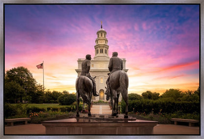Nauvoo Joseph and Hyrum Sunrise