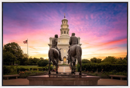 Nauvoo Joseph and Hyrum Sunrise