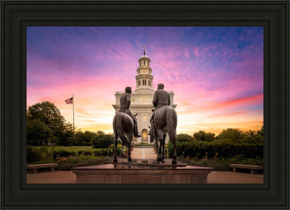 Nauvoo Joseph and Hyrum Sunrise