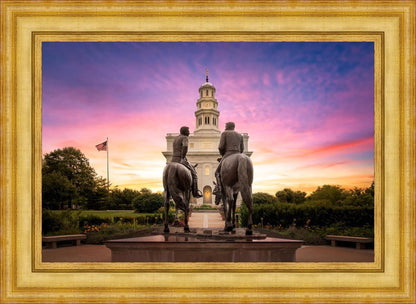 Nauvoo Joseph and Hyrum Sunrise