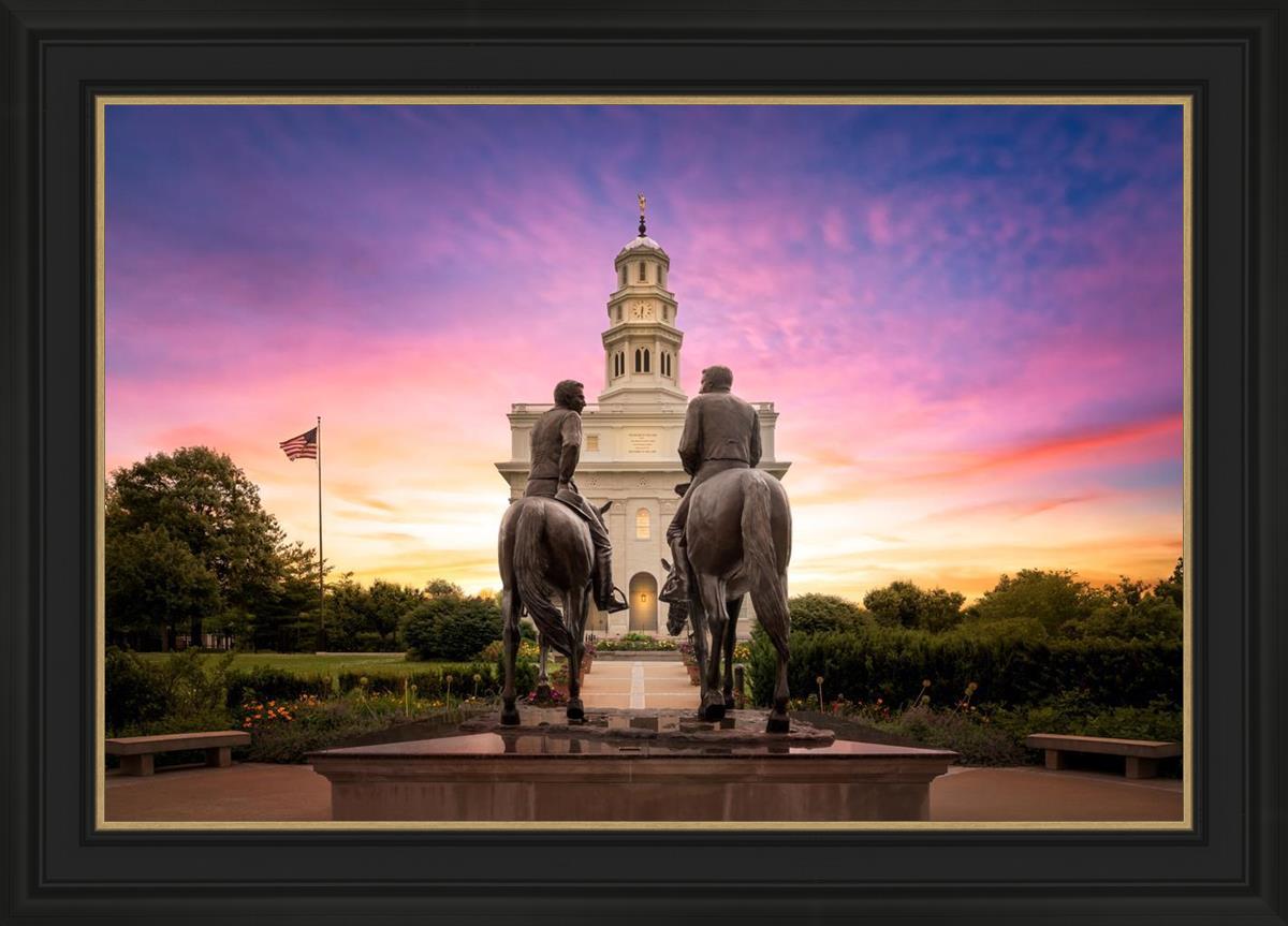 Nauvoo Joseph and Hyrum Sunrise