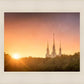 Washington DC Sunset Gold
