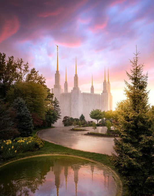 Washington DC Reflections Into Eternity Gallery Wrap
