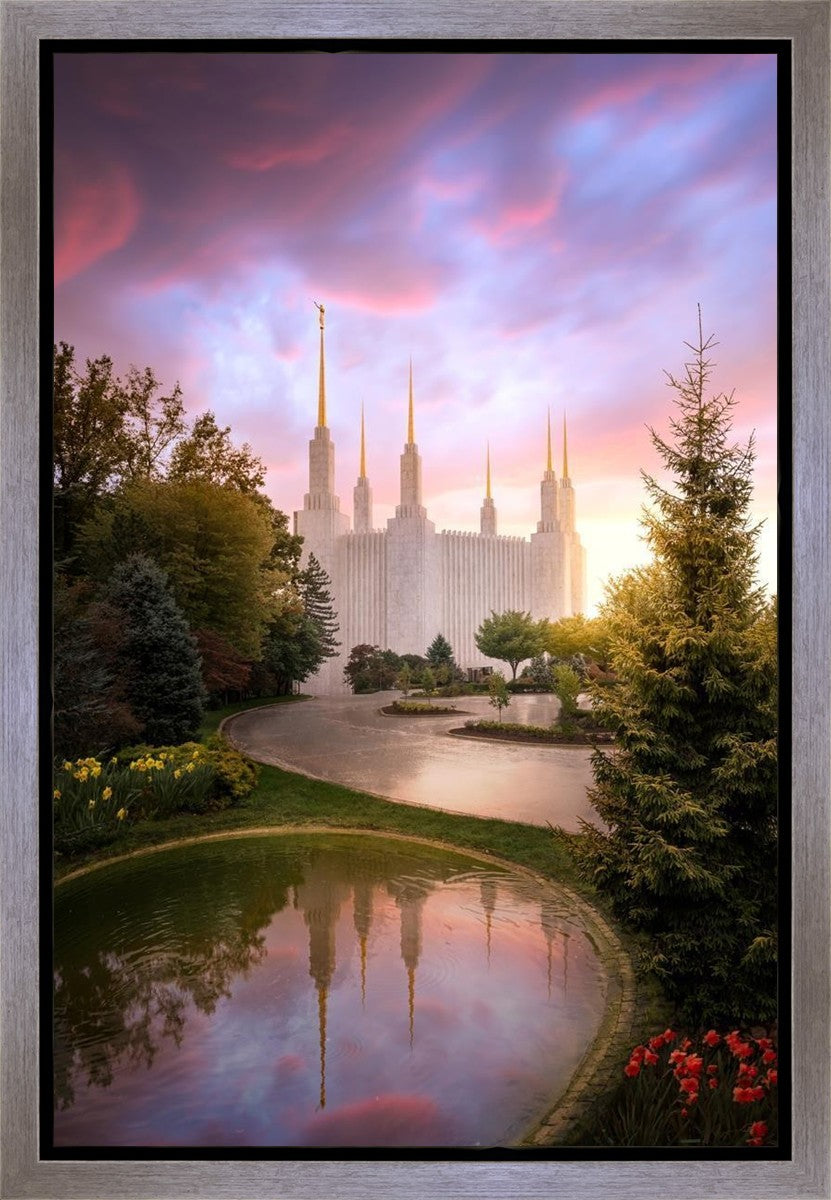 Washington DC Reflections Into Eternity Gallery Wrap