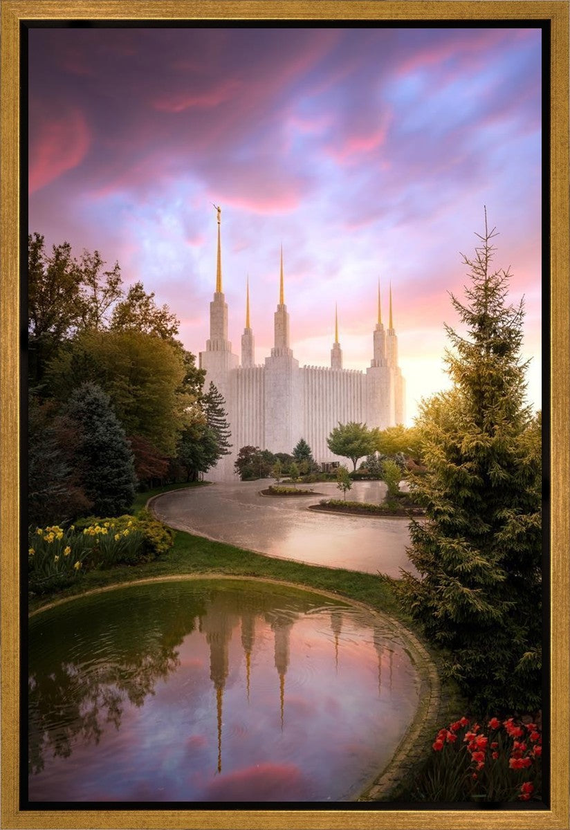 Washington DC Reflections Into Eternity Gallery Wrap