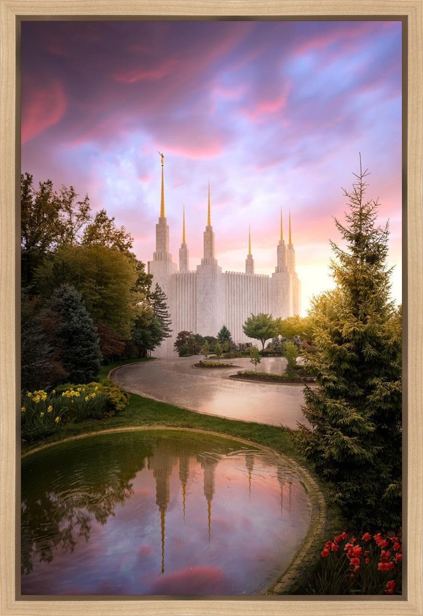Washington DC Reflections Into Eternity Gallery Wrap