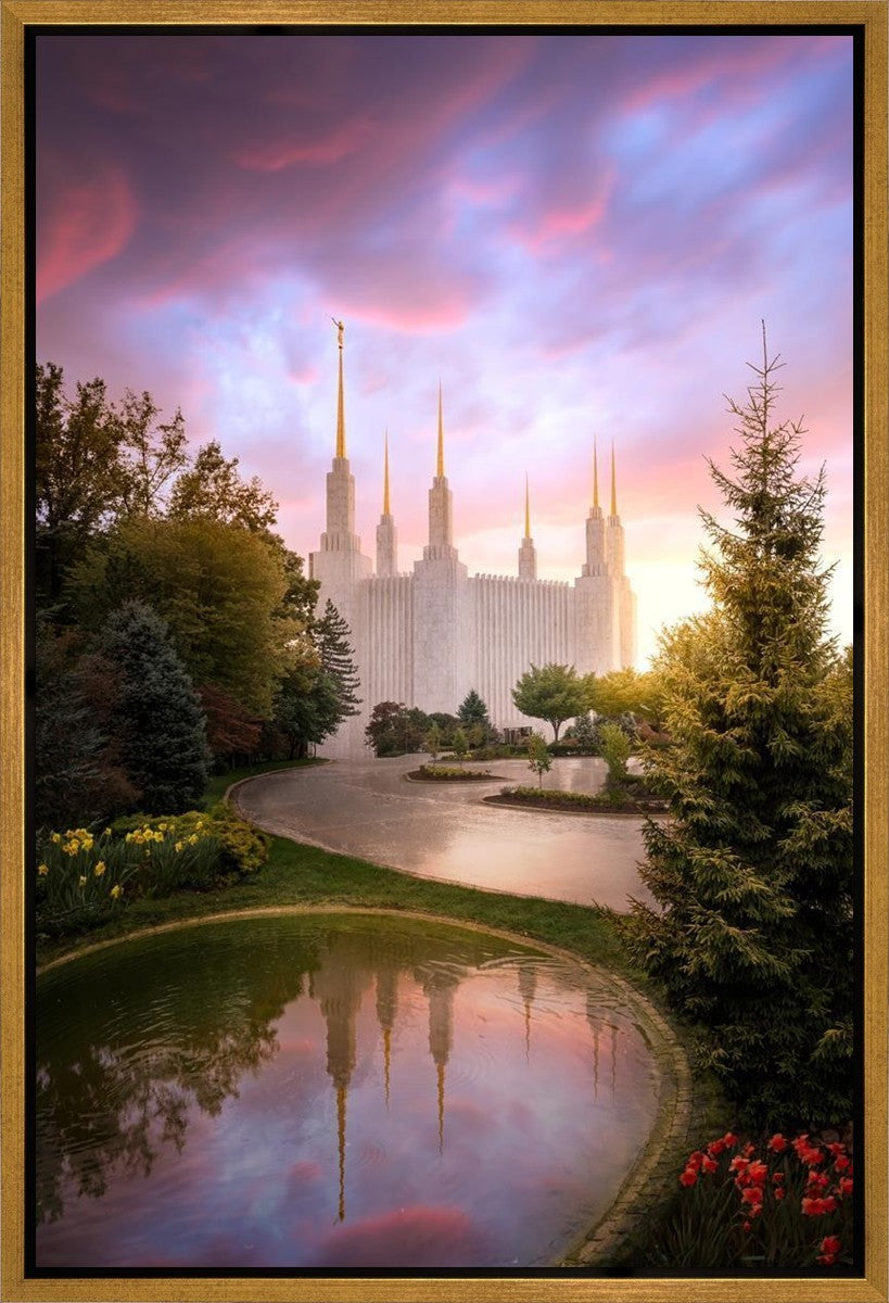 Washington DC Reflections Into Eternity Gallery Wrap