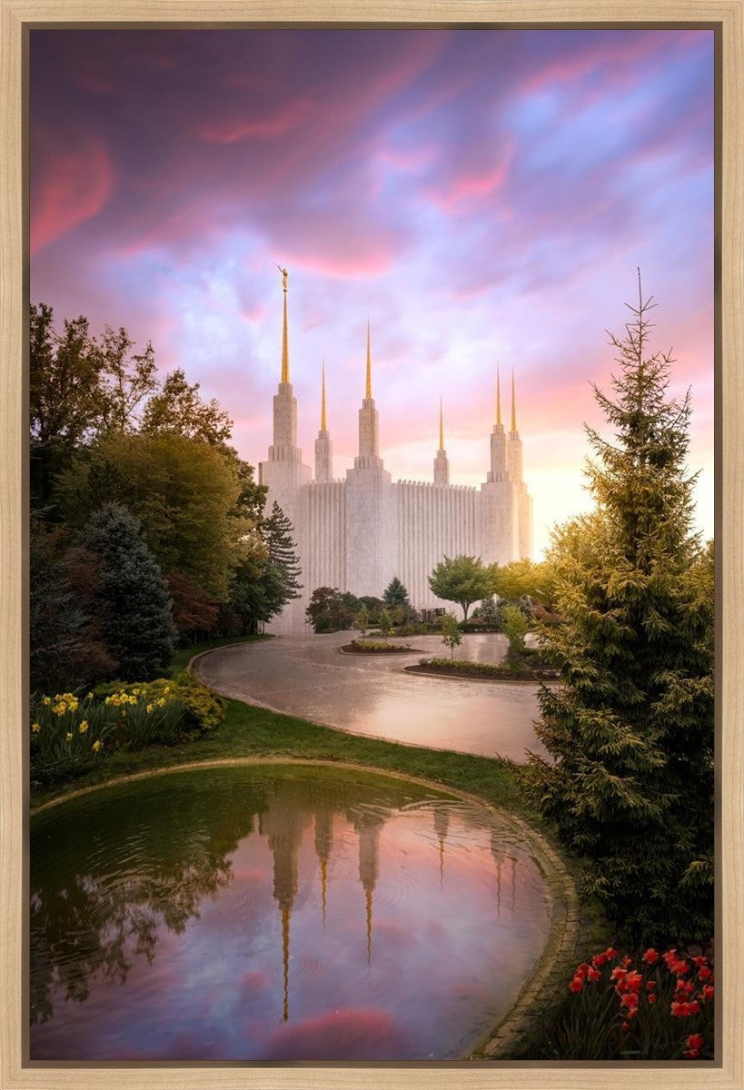 Washington DC Reflections Into Eternity Gallery Wrap