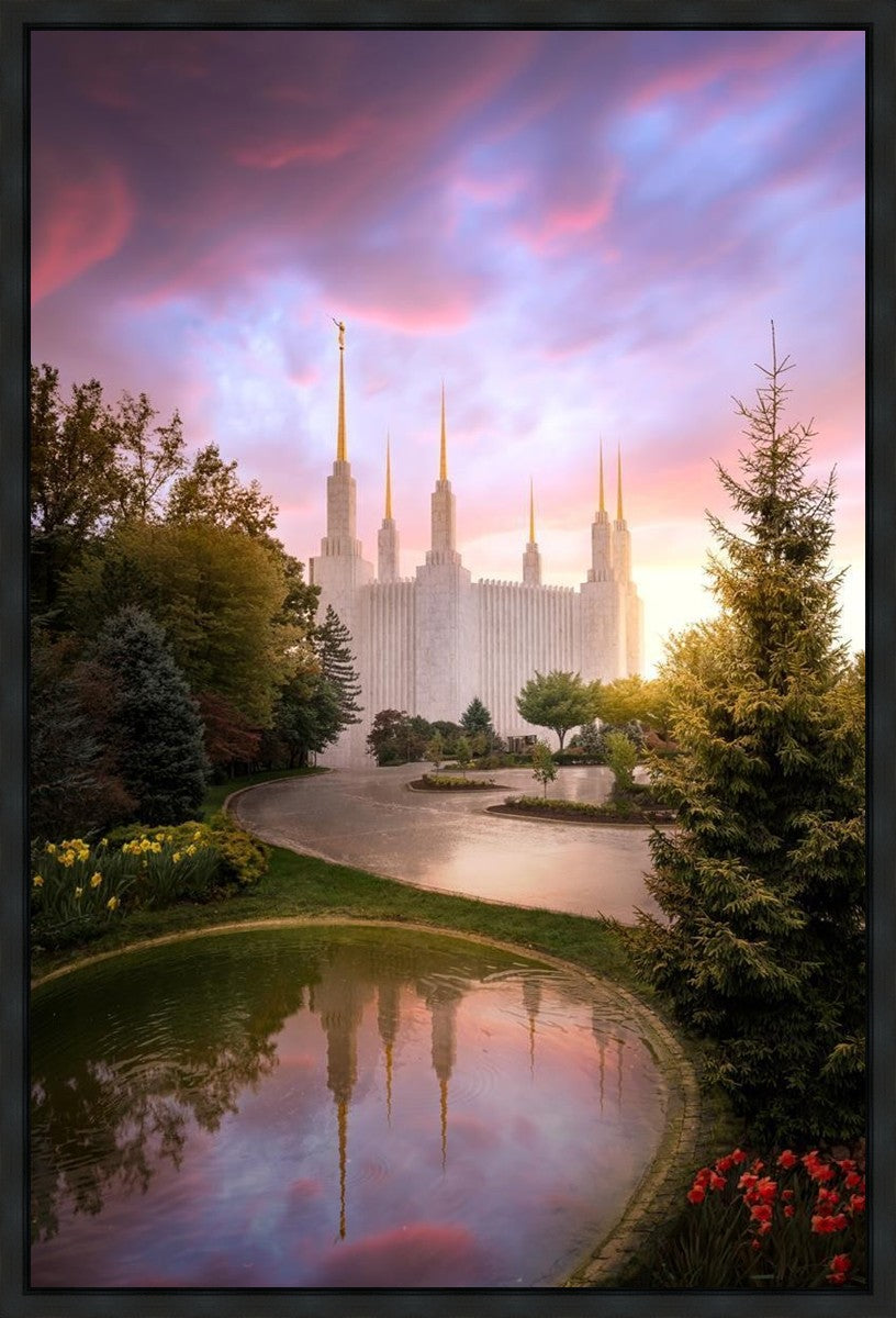 Washington DC Reflections Into Eternity Gallery Wrap