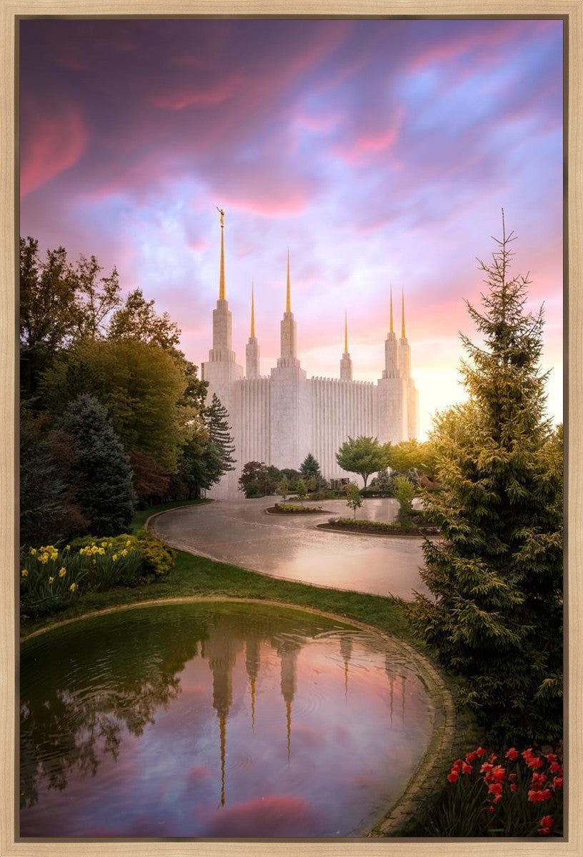 Washington DC Reflections Into Eternity Gallery Wrap