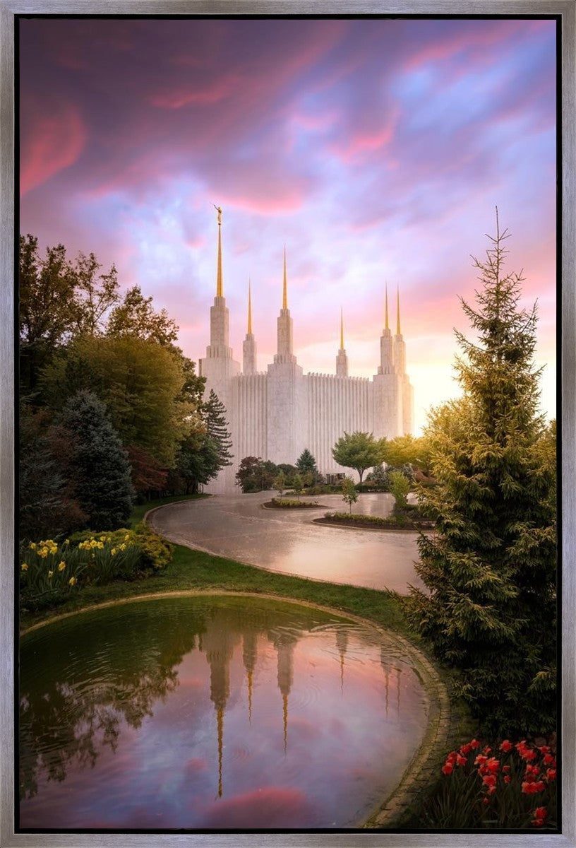 Washington DC Reflections Into Eternity Gallery Wrap