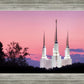 Washington DC Sunset Glow Panorama