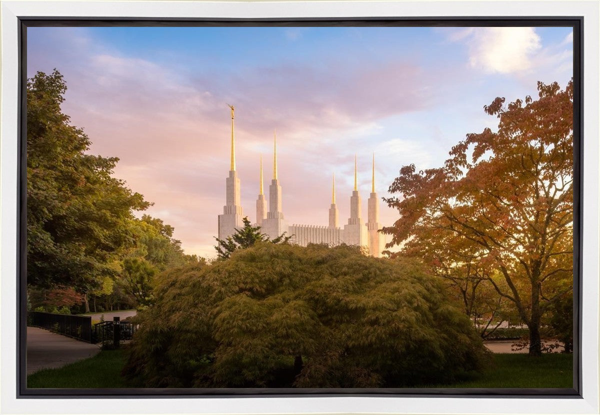 Washington DC Sunset Panorama Gallery Wrap