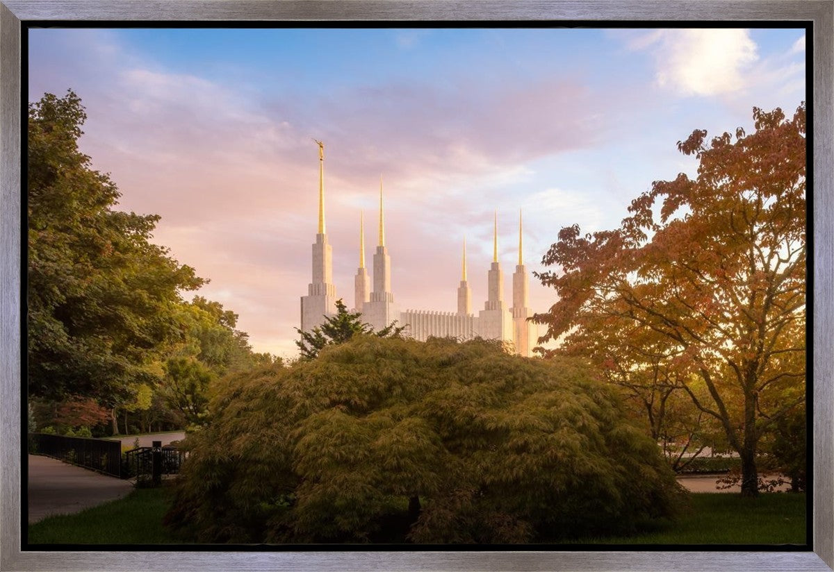 Washington DC Sunset Panorama Gallery Wrap