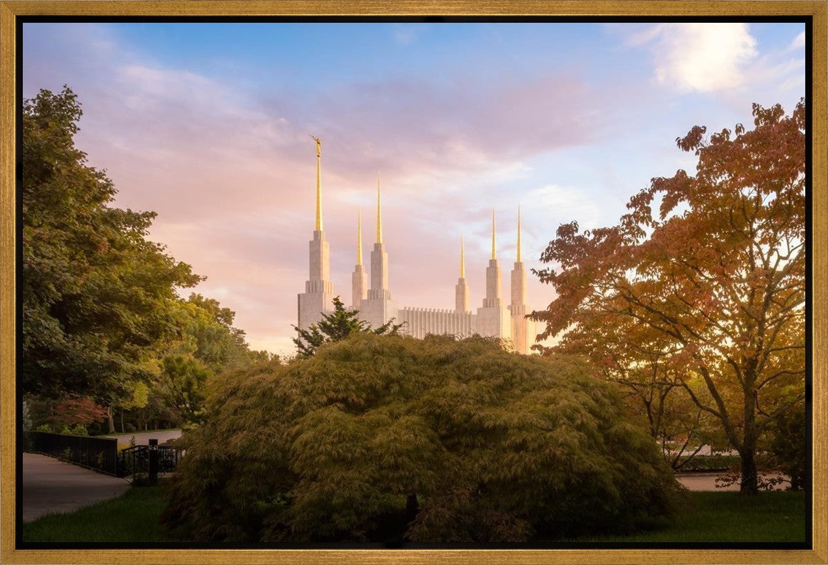 Washington DC Sunset Panorama Gallery Wrap