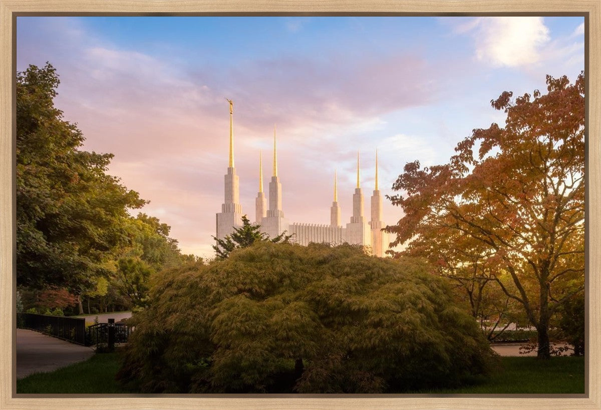Washington DC Sunset Panorama Gallery Wrap