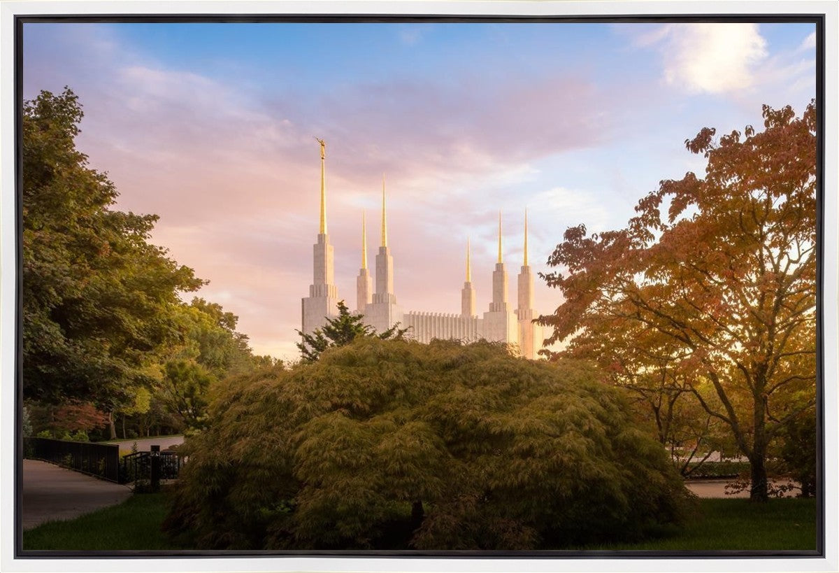 Washington DC Sunset Panorama Gallery Wrap