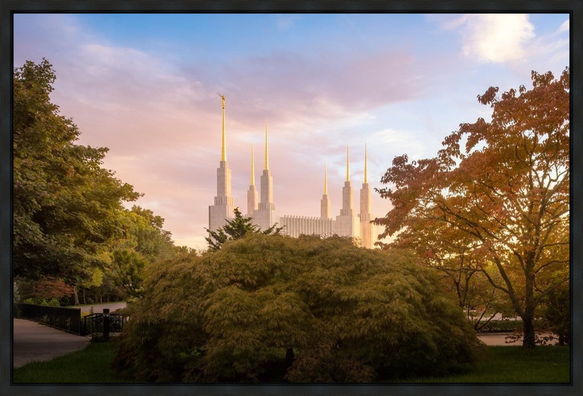 Washington DC Sunset Panorama Gallery Wrap