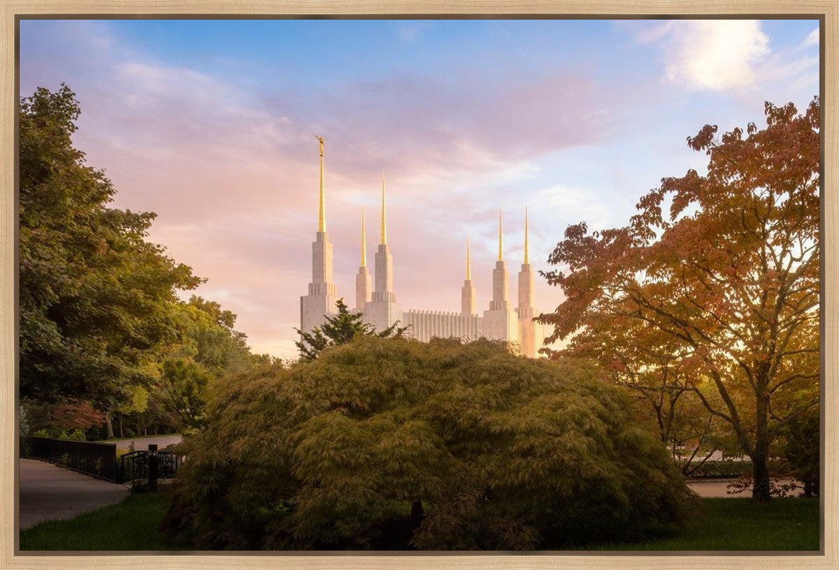 Washington DC Sunset Panorama Gallery Wrap