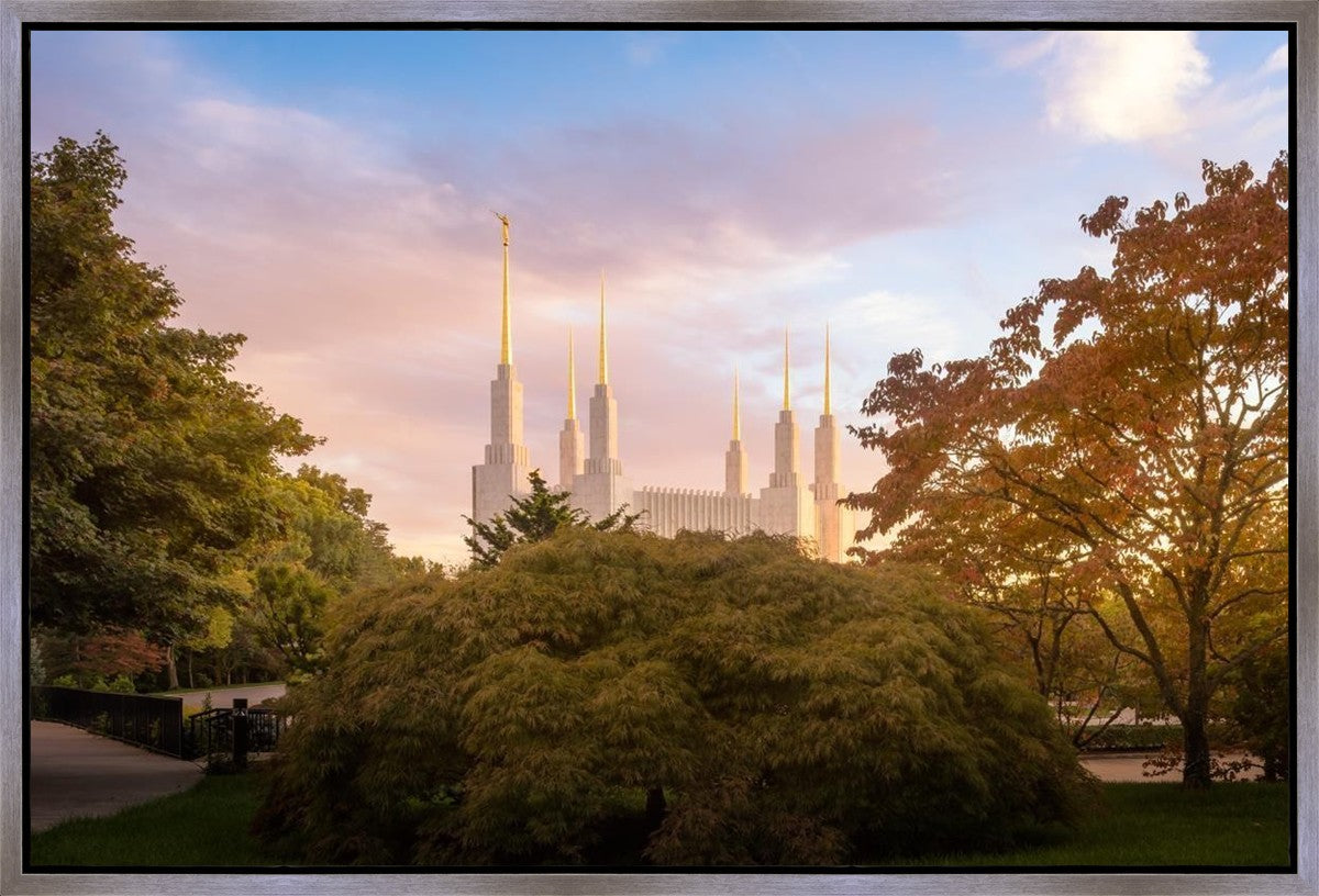 Washington DC Sunset Panorama Gallery Wrap