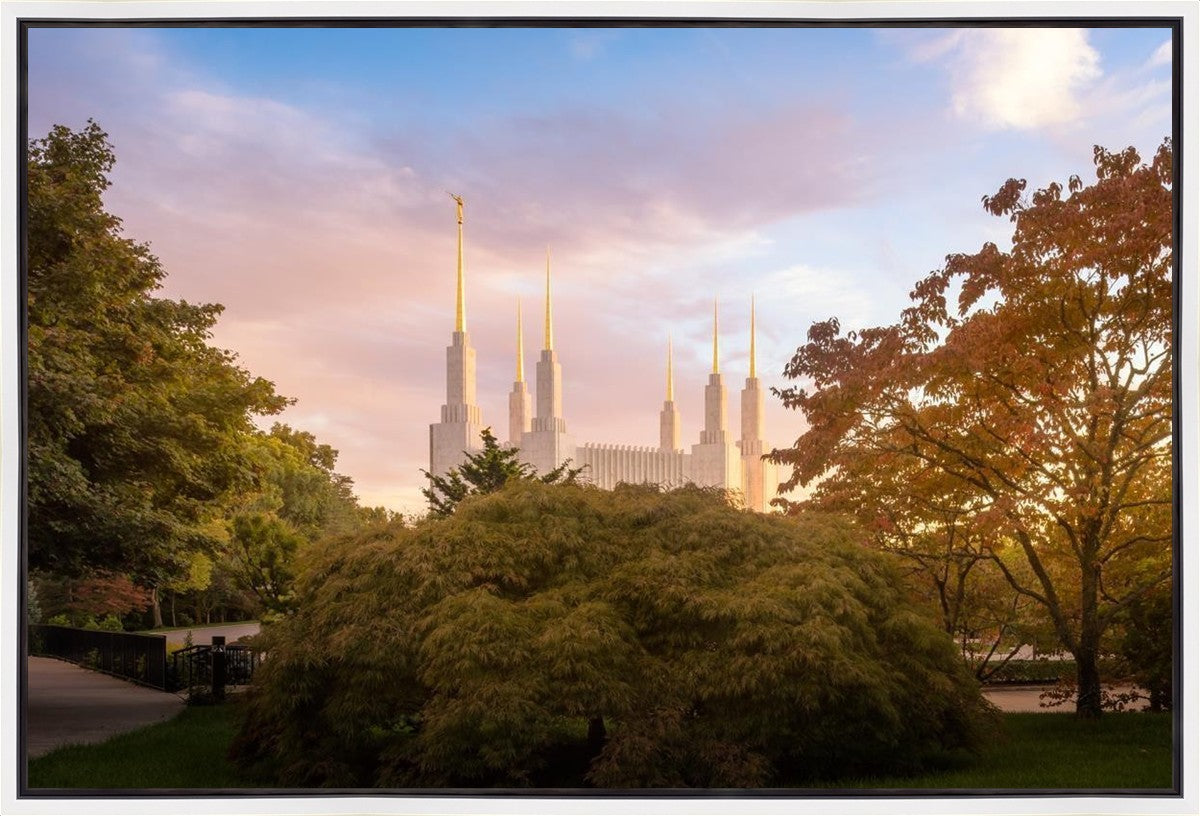 Washington DC Sunset Panorama Gallery Wrap