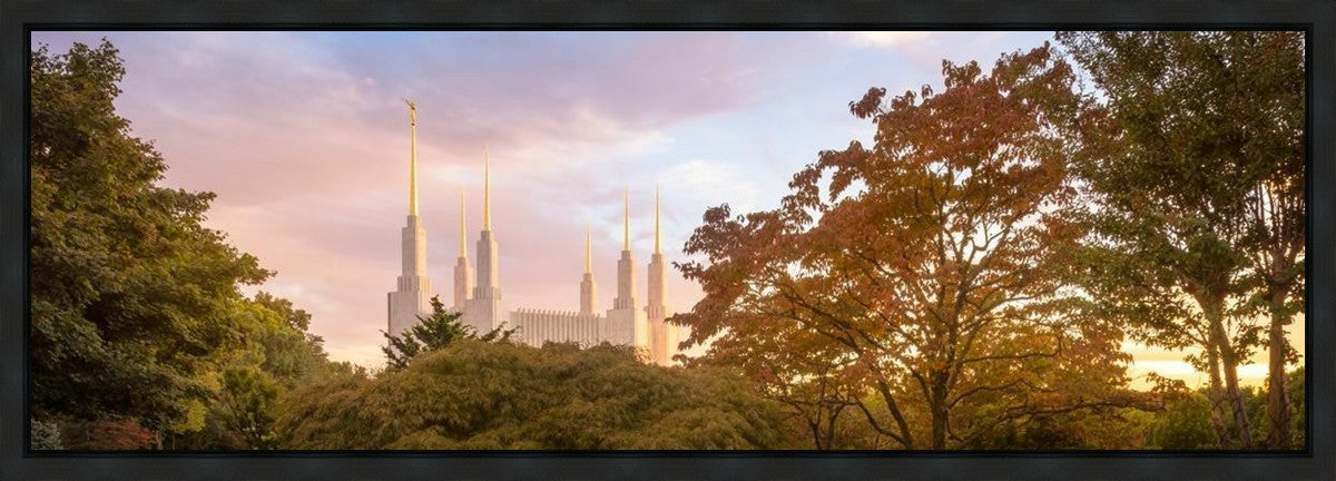 Washington DC Sunset Panorama Gallery Wrap