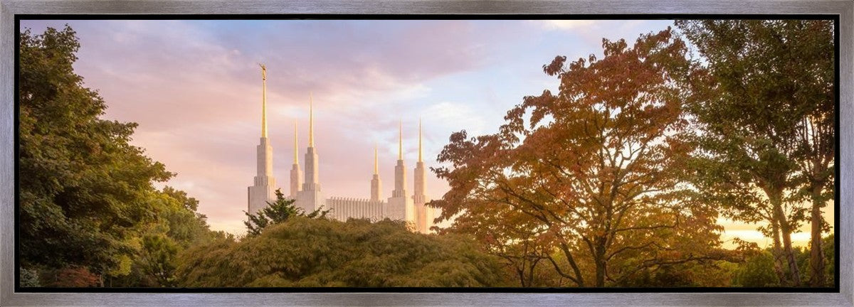 Washington DC Sunset Panorama Gallery Wrap