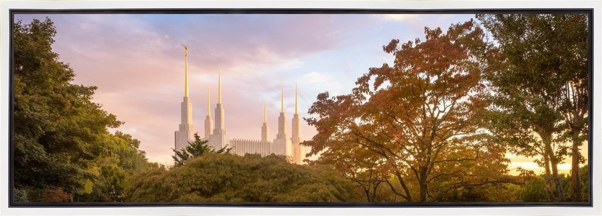 Washington DC Sunset Panorama Gallery Wrap