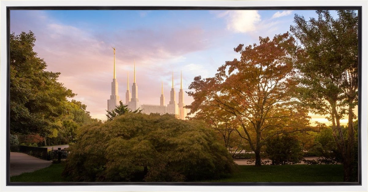 Washington DC Sunset Panorama Gallery Wrap