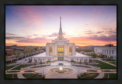 Ogden Sunset from on High