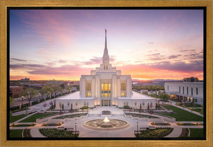 Ogden Sunset from on High