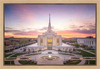 Ogden Sunset from on High