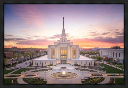 Ogden Sunset from on High