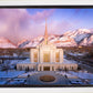 Ogden Winter Sunset Aerial