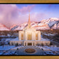 Ogden Winter Sunset Aerial