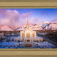 Ogden Winter Sunset Aerial