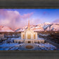 Ogden Winter Sunset Aerial